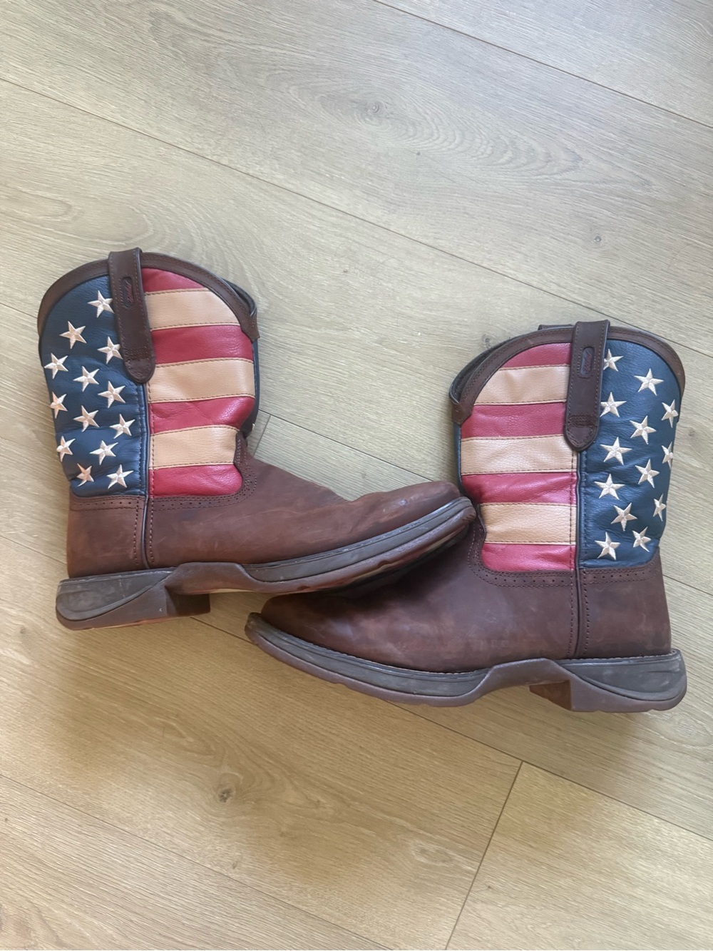 Durango Men's Rebel American Flag Western Boots